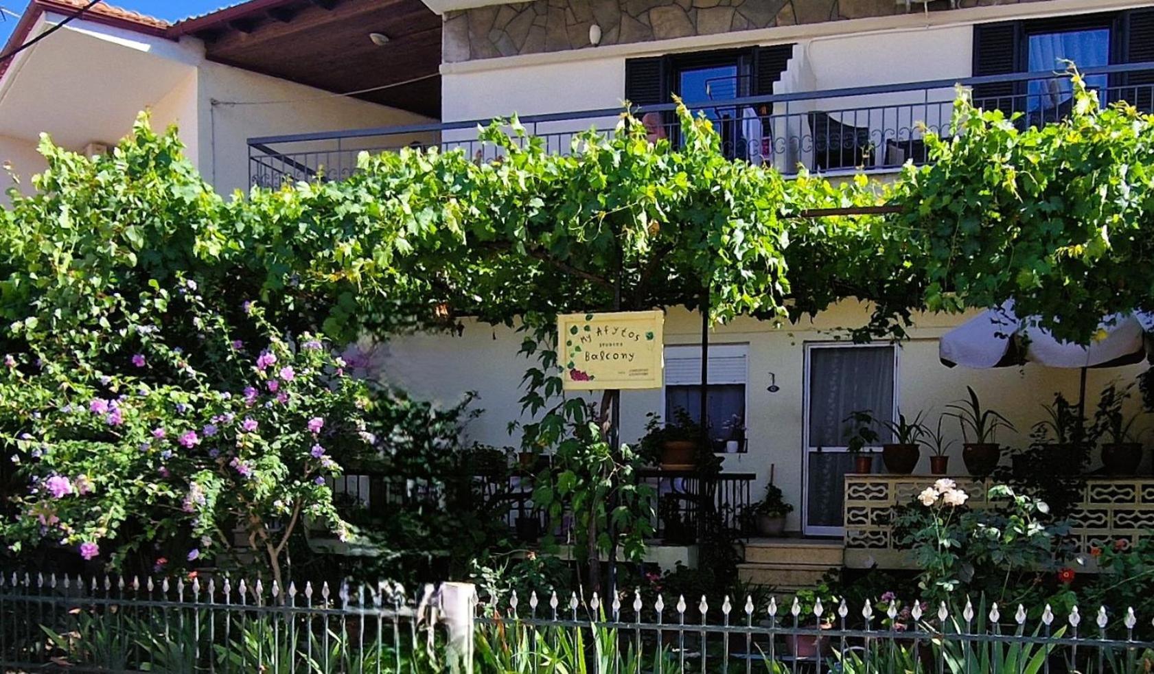 Ferienwohnung My Afytos Balcony Exterior foto
